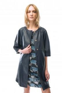LOOSE-FITTING CABAN - BLUE