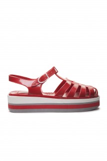 RUBBER SANDALS - RED